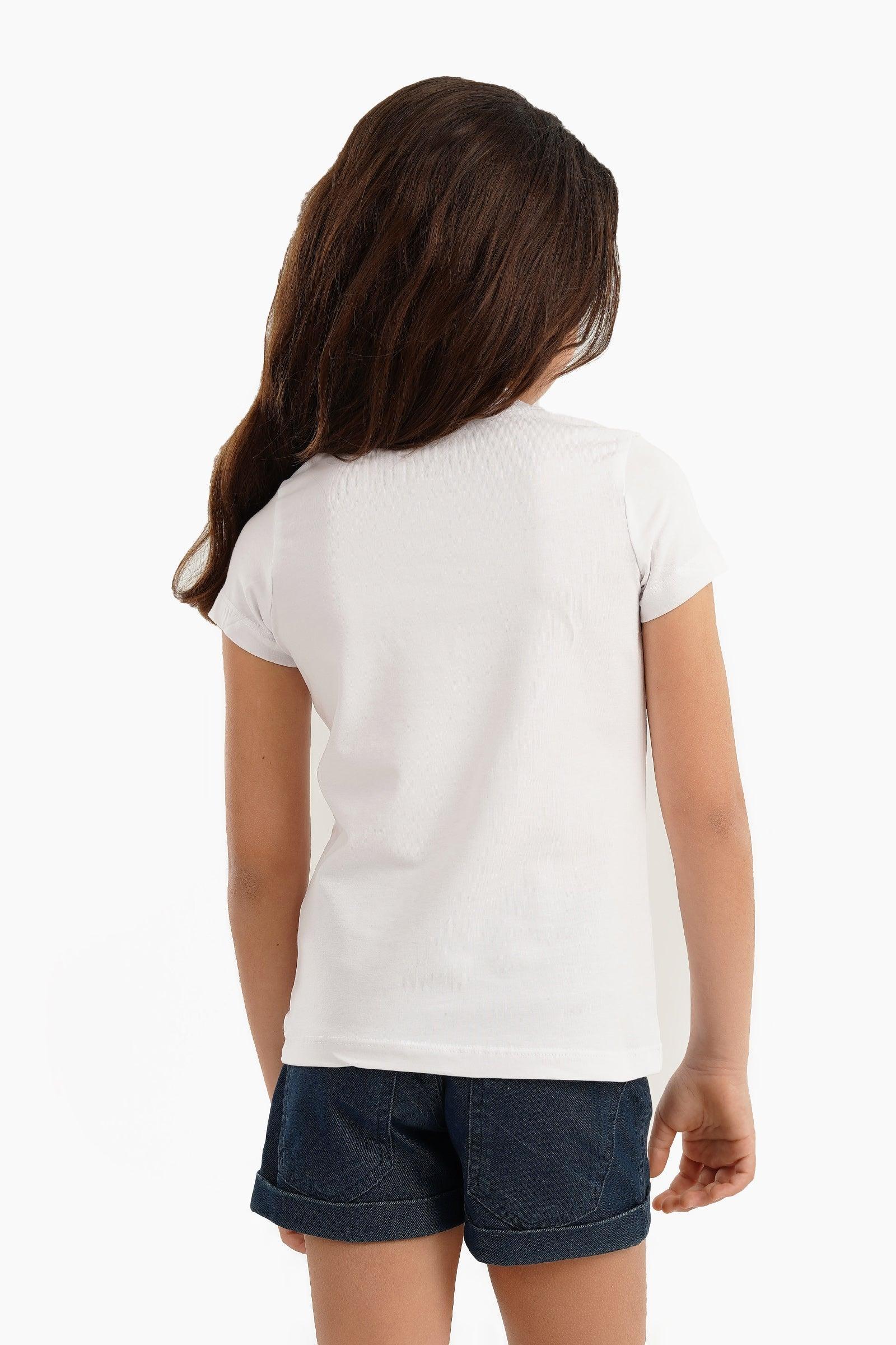 مجموعة من 3 قمصان قصيرة الأكمام للبنات - Carinasaudi.com