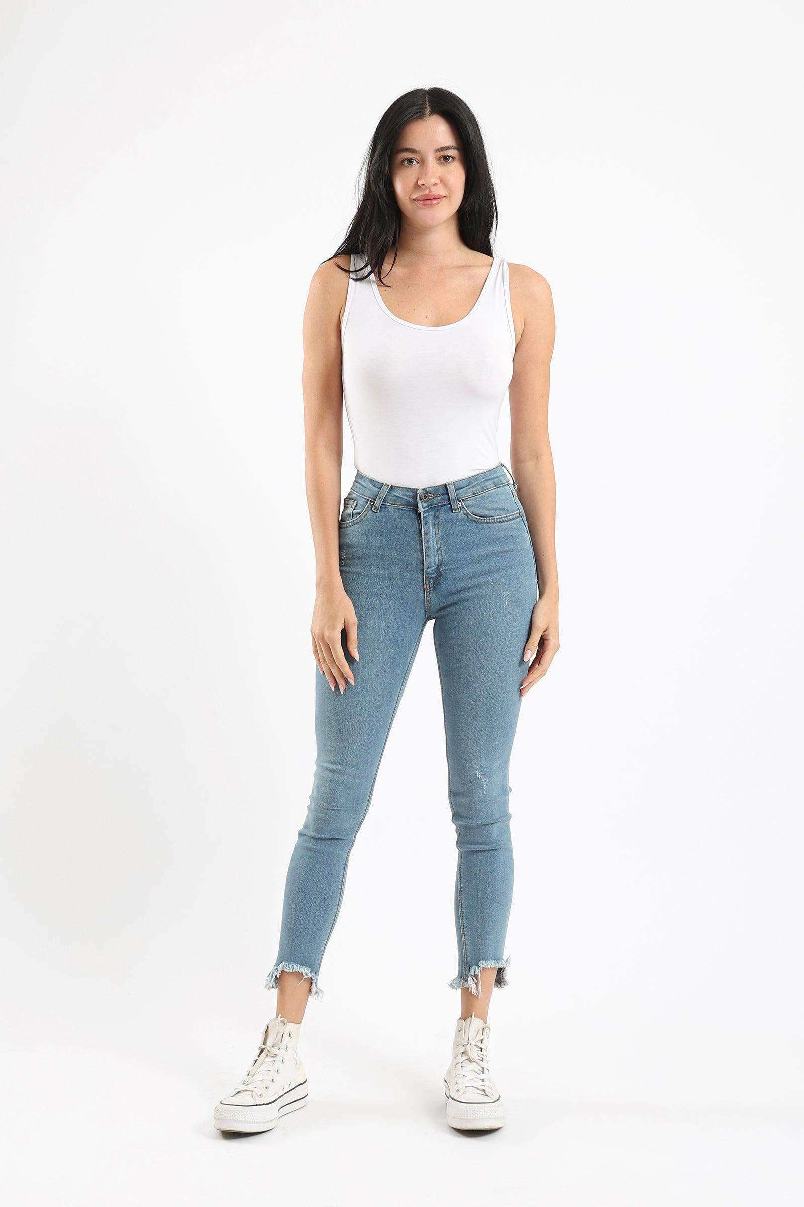 بلوزة بفتحة رقبة واسعة - Carinasaudi.com