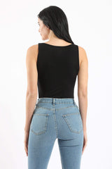 بلوزة بفتحة رقبة واسعة - Carinasaudi.com