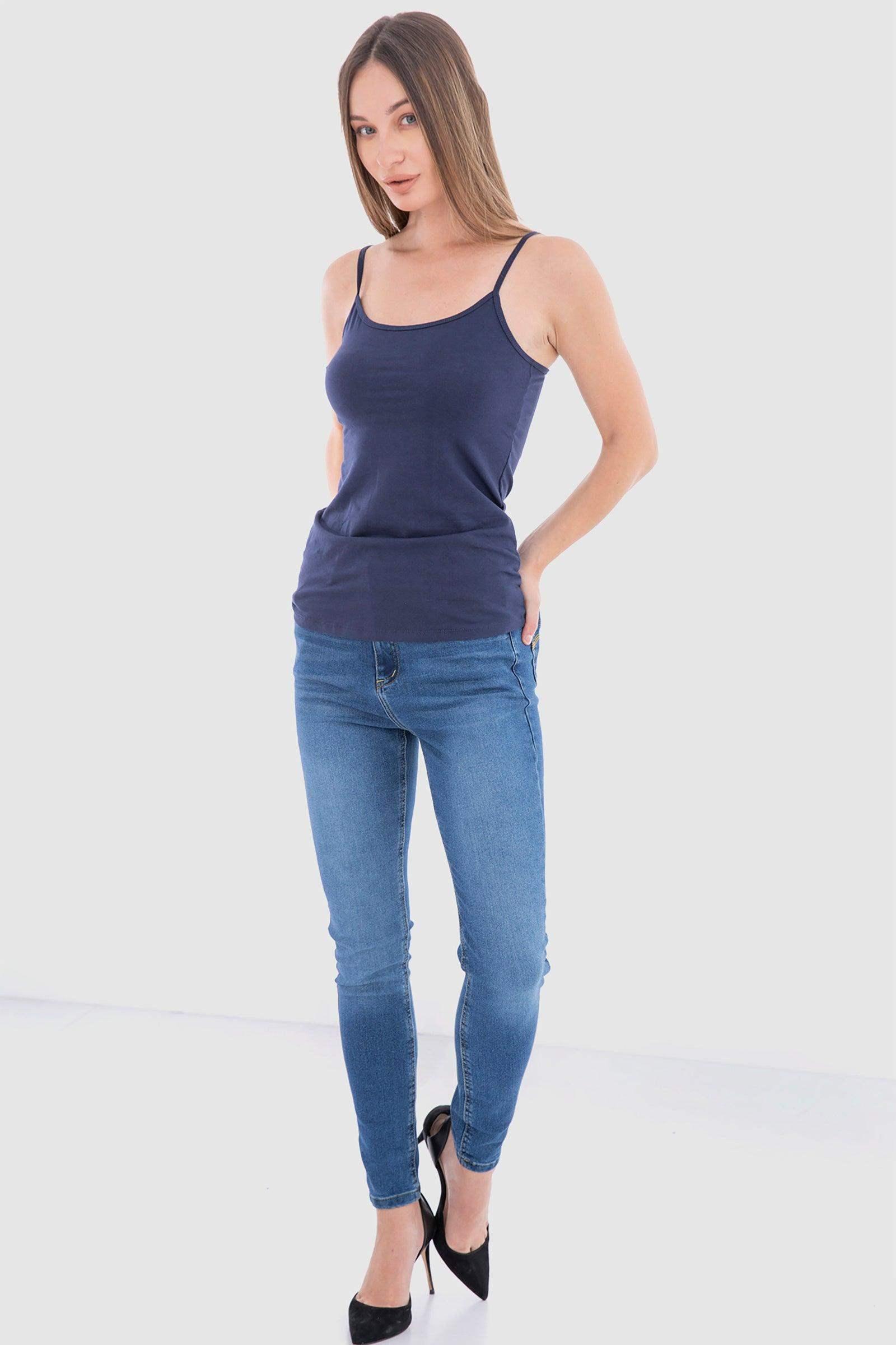 بلوزة بحمالات رفيعة - Carinasaudi.com