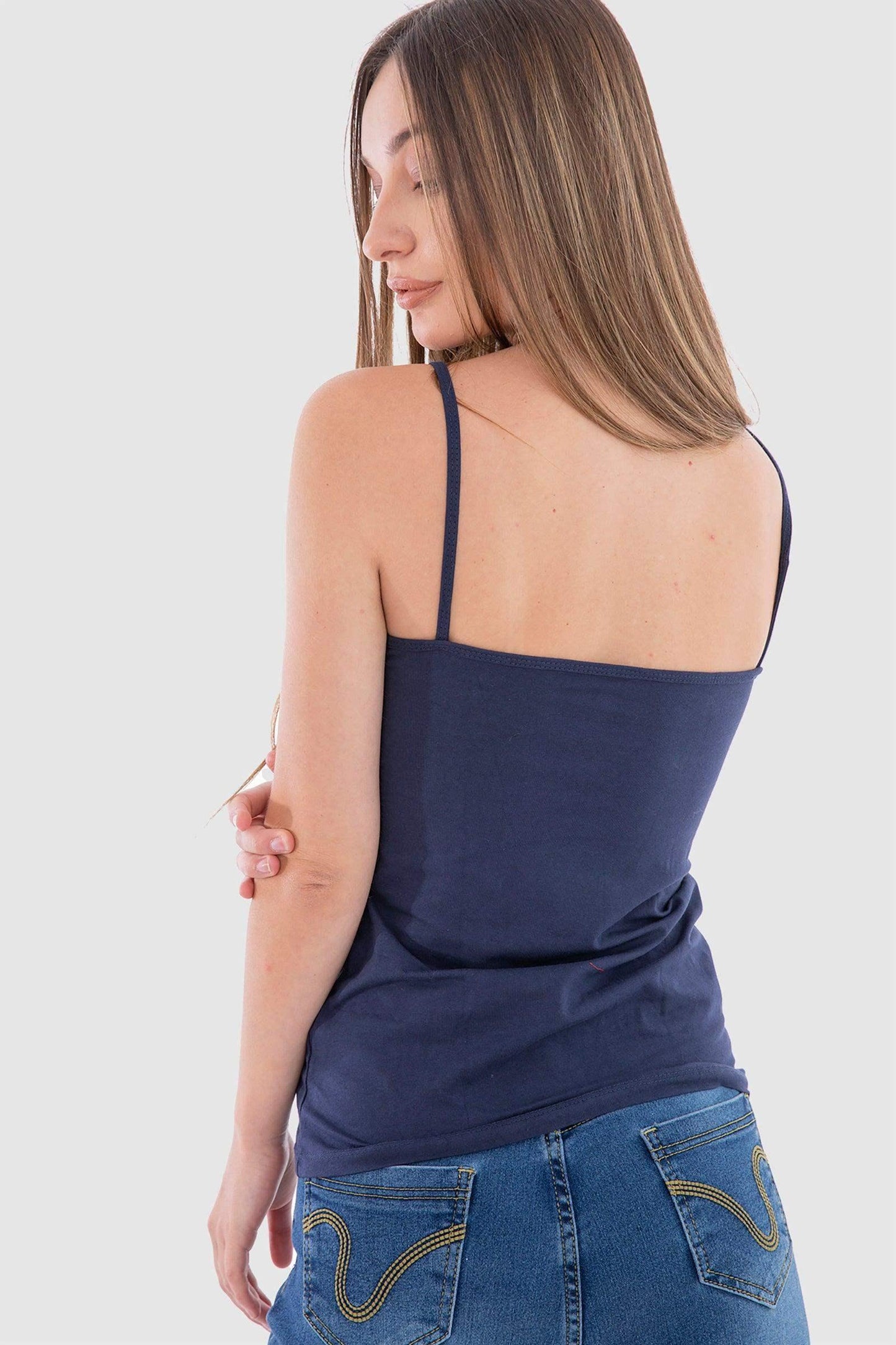 بلوزة بحمالات رفيعة - Carinasaudi.com