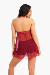 بيبي دول شفاف مزين بالدانتيل - Carinasaudi.com