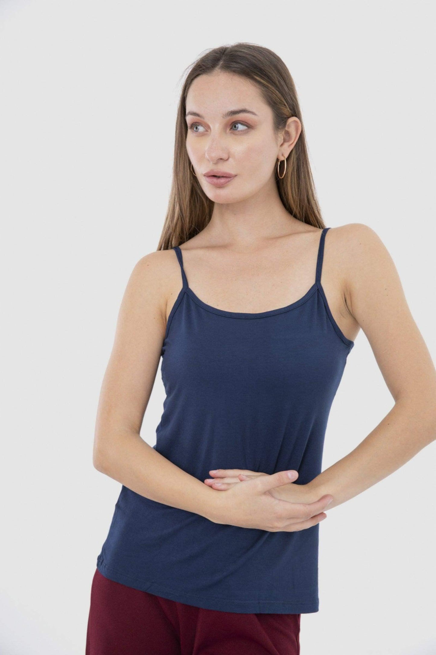 بلوزة فيسكوز بدون أكمام - Carinasaudi.com