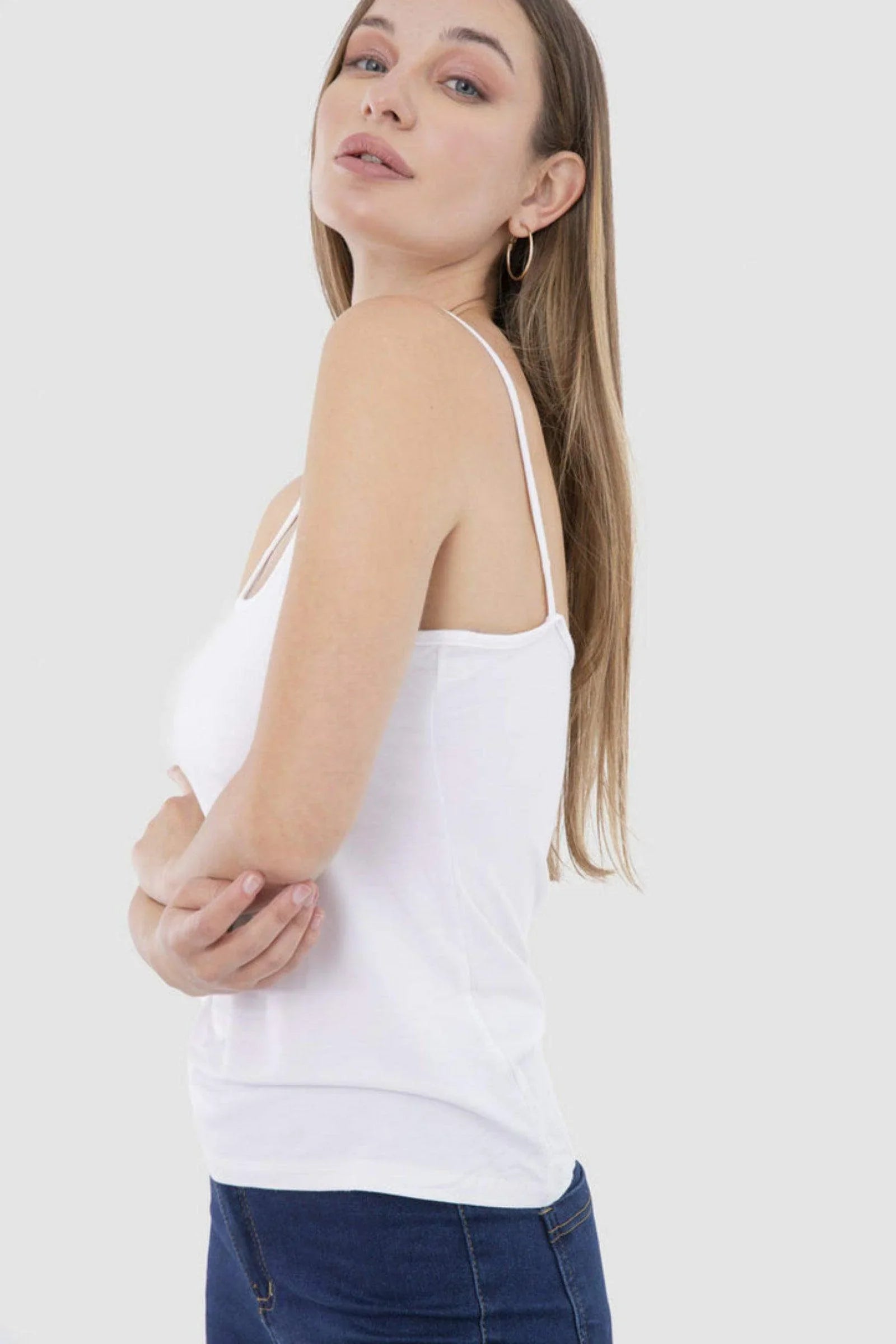 بلوزة فيسكوز بدون أكمام - Carinasaudi.com